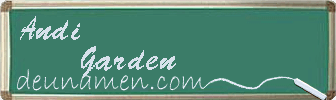 Andi Garden Visitenkarte